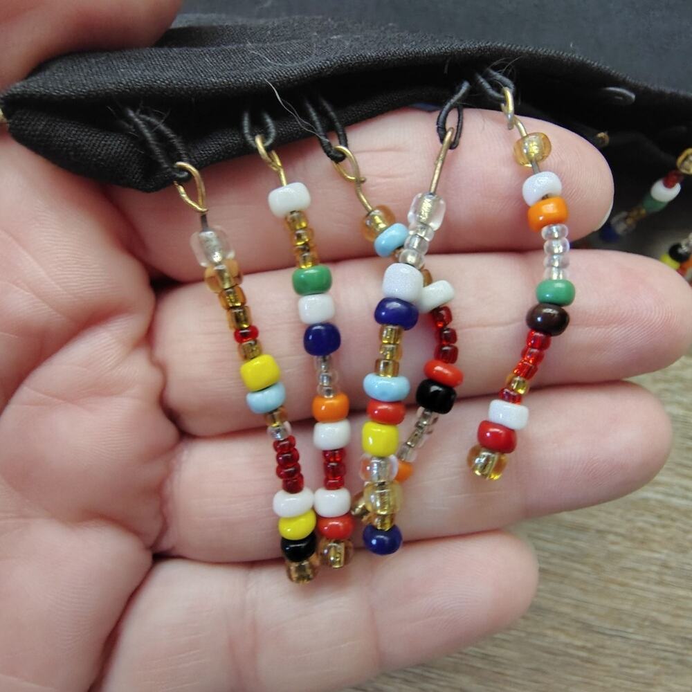 Bisou Bisou Black Beaded Hem Dress Pants Women's Size 2 Career Evening - Picture 7 of 9